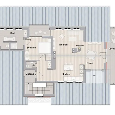 Hébergement de vacances Schoene Aussicht Haus 5